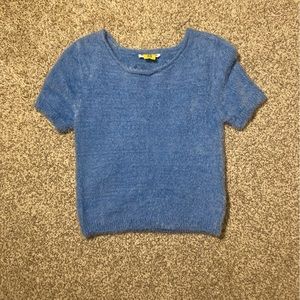 Garage Fuzzy Crop Top